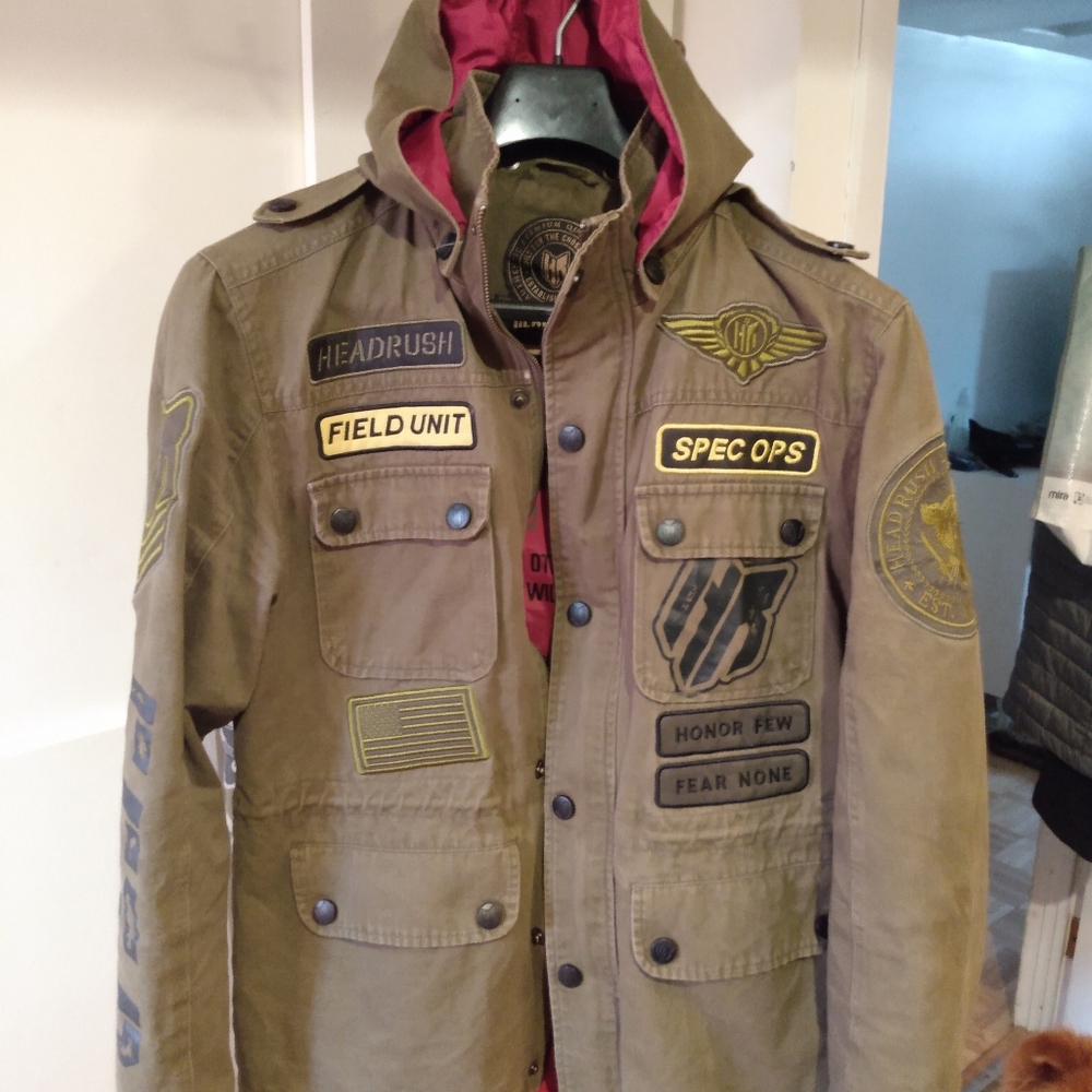 Military jacket headrush
